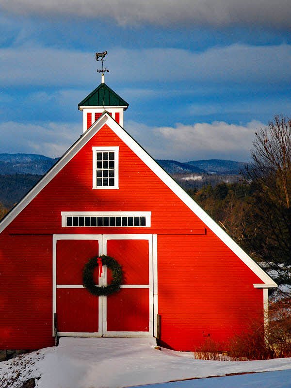 Modular Barn - Winter Scene